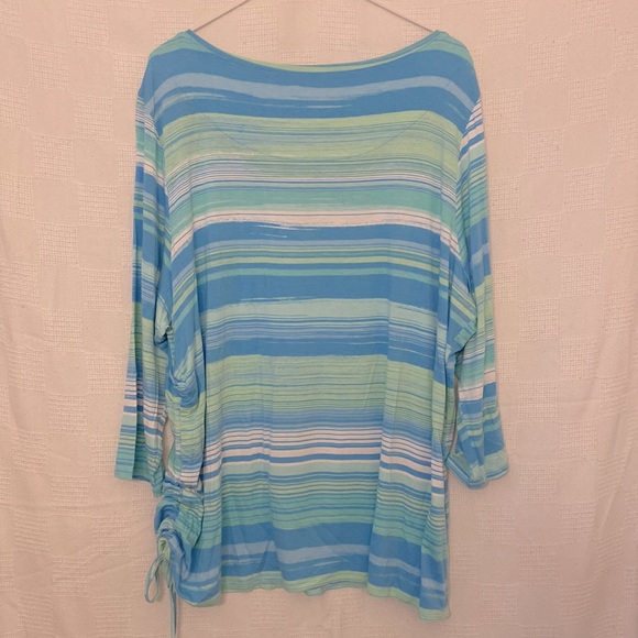 EUC Ruby Rd. 3/4 Long Sleeve Knit Top, size US 2x - Picture 2 of 7